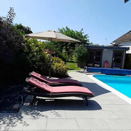 Petit Havre De Paix Alsacien Avec Piscine Merzmuhler