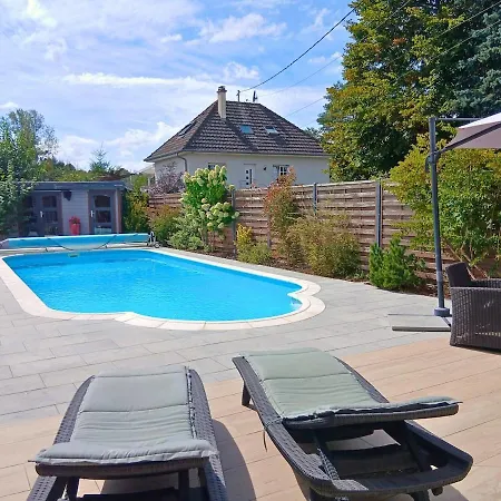 Petit Havre De Paix Alsacien Avec Piscine *