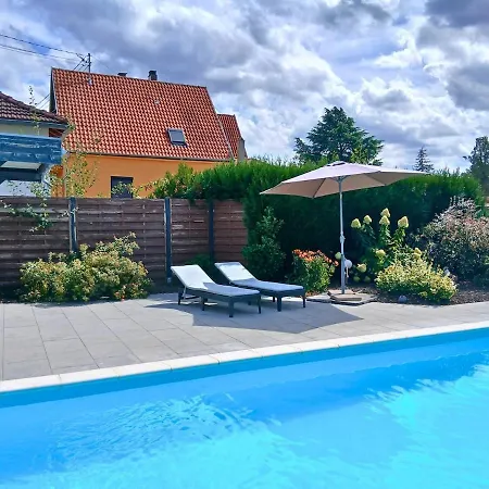Apartment Petit Havre De Paix Alsacien Avec Piscine Mertzwiller